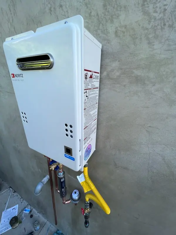 Tankless water heater installation for Westlake homes
